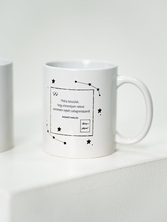 Radnóti: Tétova óda bögre / fehér