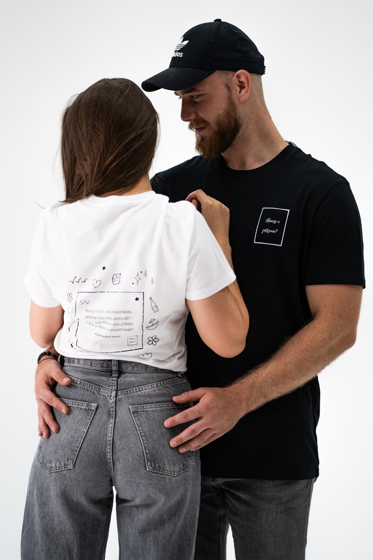 Kosztolányi: Akarsz-e játszani organikus pamut póló / fekete