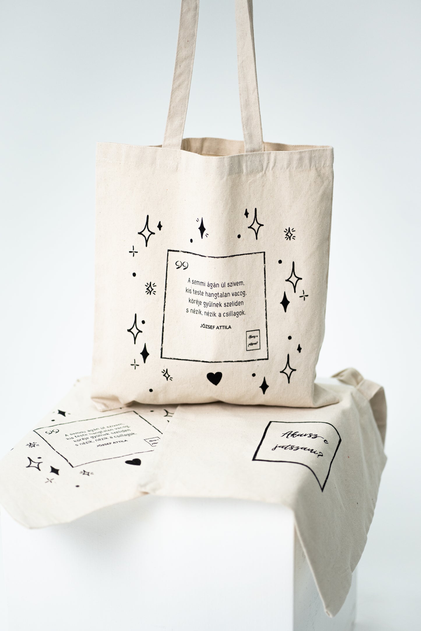 József Attila: Reménytelenül vászontáska