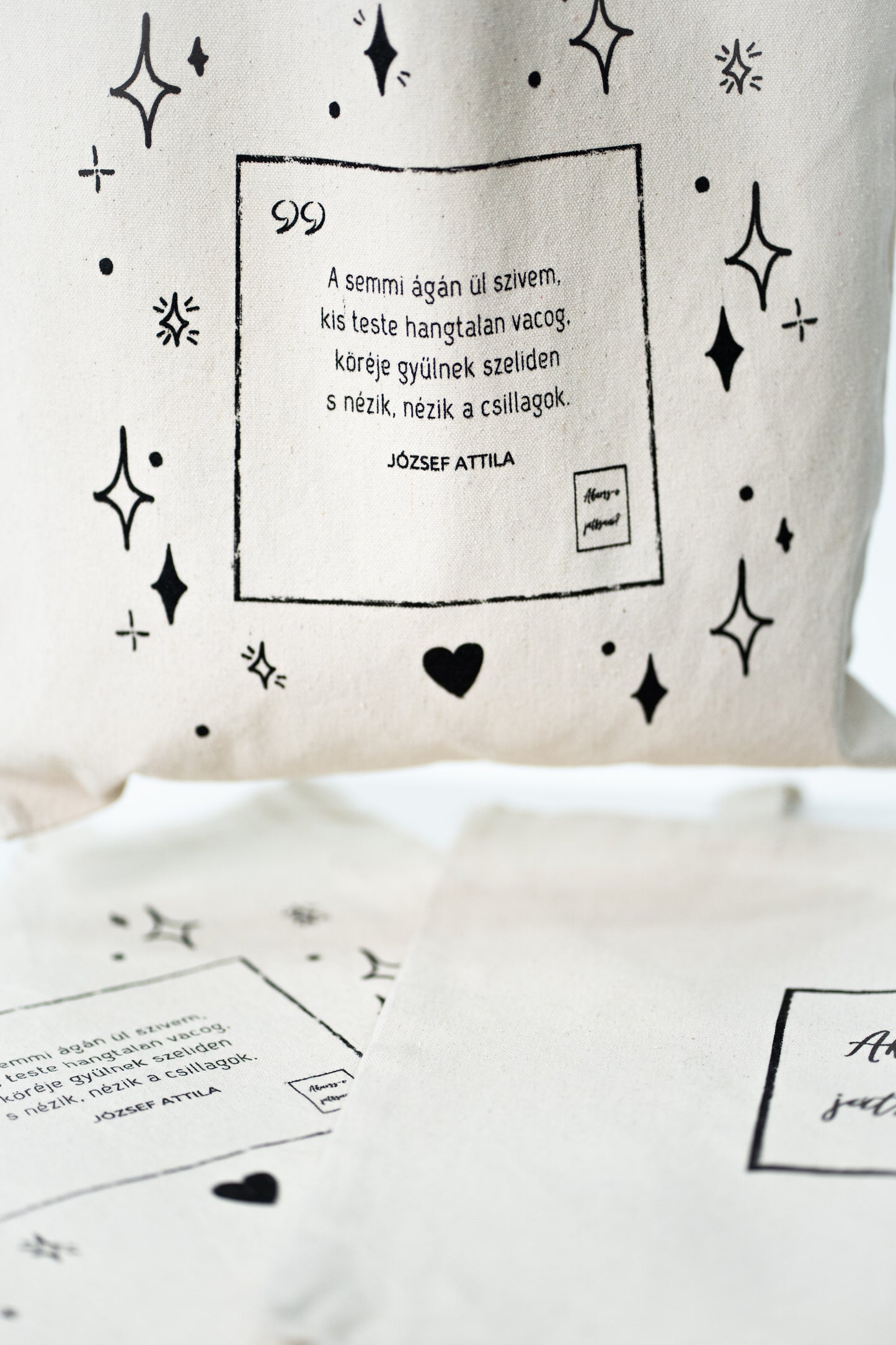 József Attila: Reménytelenül vászontáska